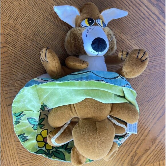 Toy Parade Wolf Bear Flip Doll Topsy Turvy Convertible 2 in 1 Rag Doll - Picture 8 of 16